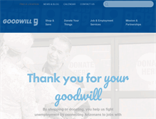 Tablet Screenshot of goodwillaz.org