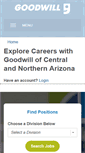 Mobile Screenshot of jobs.goodwillaz.org